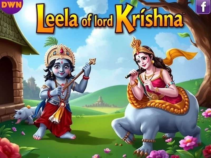 Leela Of Lord Krishna - Divine Adventure Leela Of Lord Krishna Game Cover